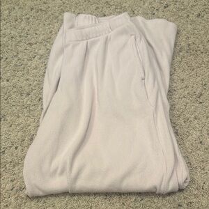 Hollister gilly hicks light pink wide leg waffle pants